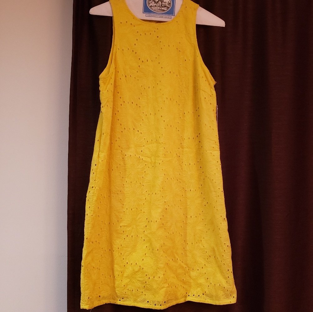 Hope & Harlow yellow dress